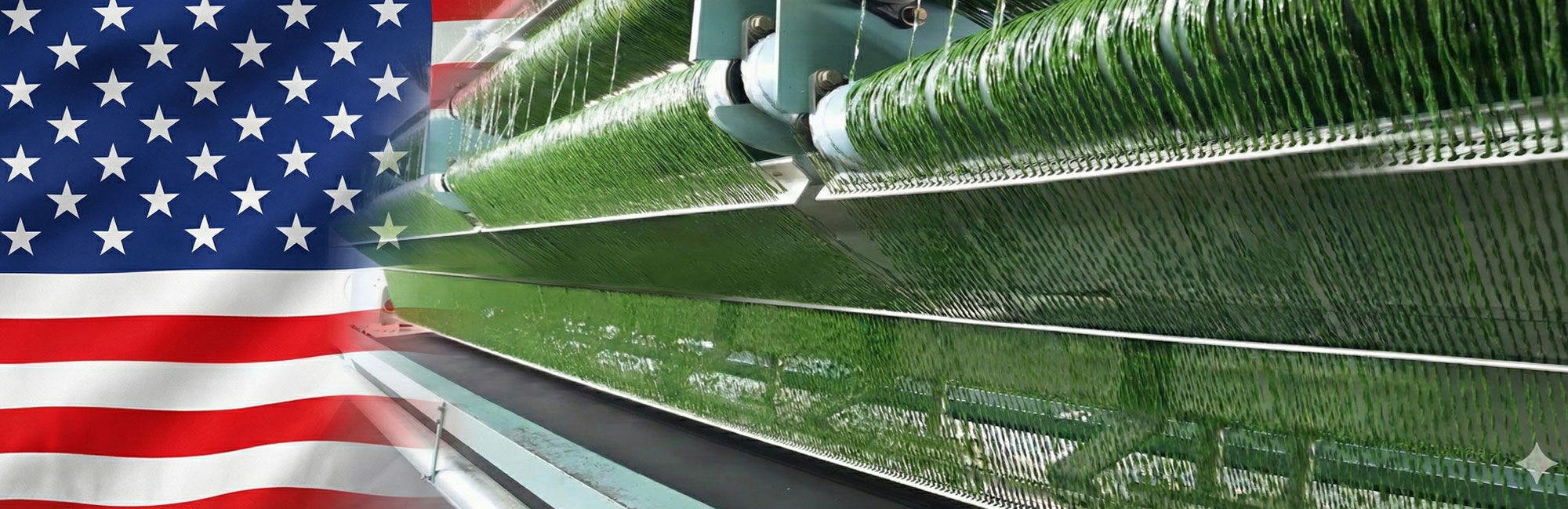 Turf manufacturing machine